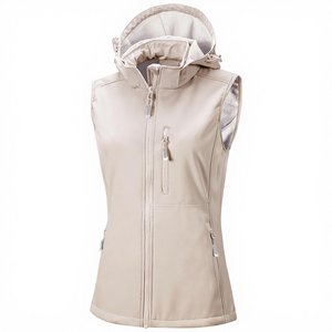 เสื้อกั๊กวิ่งผู้หญิงคุณภาพสูง รุ่นใหม่ น้ำหนักเบา กันน้ำ กันลม บุด้วยผ้าฟลีซ เนื้อผ้านุ่ม สไตล์ทหาร แฟชั่นสตรีทแวร์ - Product Image 4