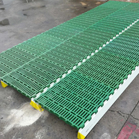 Poutre de plancher en PRV pour revêtements de sol d'élevages caprins et ovins, modèle 120 mm, service de découpe, longueur 1m-11,6m
