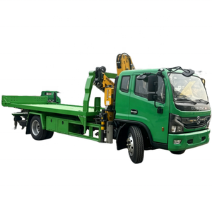Camion de dépannage Dongfeng 42 à 6 roues, 5 tonnes, 6 tonnes, avec grue, pour le sauvetage routier, prix avantageux - Product Image 1
