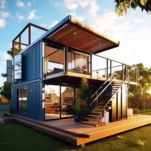 Maison conteneur pliable et extensible personnalisable de 20 et 40 pieds, maisons préfabriquées avec chambre, villa pliable du fournisseur chinois - Product Image 2