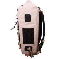 Échantillon Gratuit - Sac à Dos Étanche à Cadre Externe - Sac à Dos à Fermeture Roll-Top 36-56L - Garde l'Équipement au Sec pour Kayak et Camping - Inclus
