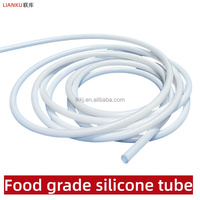 Tuyau tressé en silicone transparent de qualité médicale, flexible haute pression, résistant à la corrosion, léger et non toxique
