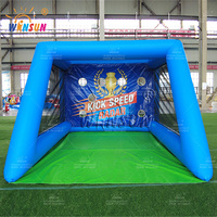 Jeu de football gonflable WINSUN Factory, jeu de tir au but gonflable, jeu de tir au but de football gonflable, jeu de sport de carnaval gonflable à louer