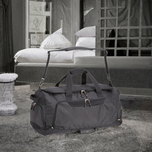 Large Capacity Polyester Duffel Bag Travel Gym Bag Dry Wet Separation Zipper Sports <b>Luggage</b> for Business Trip - Product Image 2