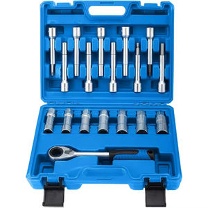 Podofo Kit d'outils 18 pièces pour roulements de dôme d'amortisseur, moyeu de direction, suspension et douilles de démontage d'écrous d'amortisseur pour BMW/VW/Benz - Product Image 6