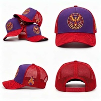Gorra Trucker de Malla con Bordado Personalizado OEM ODM, Diseño Impreso a la Moda, Visera Curva, Transpirable, Ajustable, Unisex