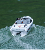 2.4GHz Vortex Jet Brushless Télécommande Karting Bateau 1/12 Échelle Étanche Rc Bateau Navire