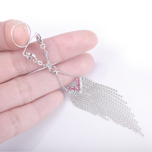 Anillos de Pezón Falsos con Borlas Sexys, Joyería sin Perforación, Gran Venta - Product Image 2