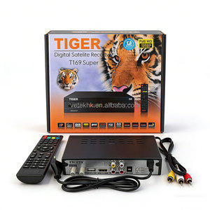 TIGER NEW Full HD 1080P DVB-S2 Free to Air Decoder Satellite <b>TV</b> Receiver Support <b>USB</b> WiFi and Satellite Receiver without Sever - Product Image 3