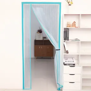 Factory direct automatic curtain sliding door mosquito fly curtain net mosquito fly net for doors and Windows