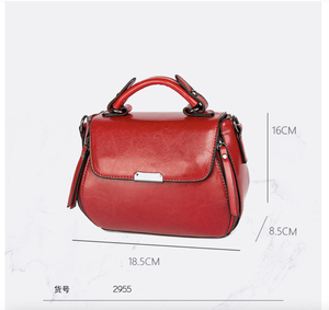 Bolso Bandolera de Cuero Genuino Andong para Mujer, Elegante, Casual, Multifuncional, para Oficina, Fiesta, Bolso de Mano - Product Image 4