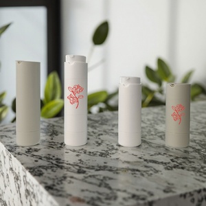 Luxury Airless <b>Pump</b> <b>Bottle</b> Refillable Cosmetic Lotion Container Vacuum Skincare Essence Facial Serum Packaging - Product Image 4