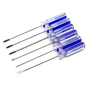 Portable Multi Purpose Hand Tool Screwdriver Precision Torx Crystal Blue Stripe Handle Screwdriver