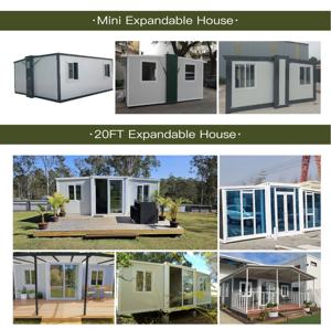 Uitbreidbare containerwoningen prijs China fabrikant 20ft 40ft modulaire opvouwbare stalen constructie uitbreidbare containerwoningen - Product Image 6