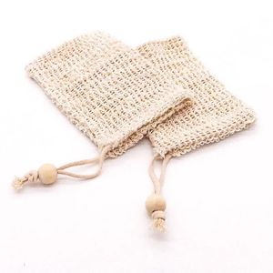 Set Of Plastic Free Exfoliating Biodegradable Eco Friendly Soap Saver Sisal Soap Bag
