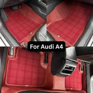 Alfombrilla para pie de coche <span class=keywords><strong>Interior</strong></span> de automóvil 3D 5D alfombrillas especiales de cuero de lujo para coche de doble capa para alfombrillas de coche <span class=keywords><strong>Audi</strong></span> - Product Image 3