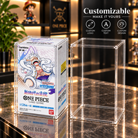 Étui de présentation magnétique en acrylique personnalisable pour le jeu de cartes One Piece OP-05 New Era Protagonist Super Magnetic N52 Protection UV