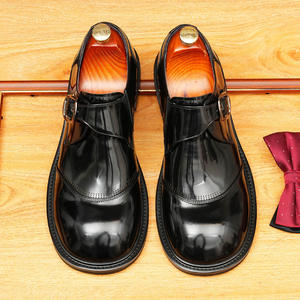 2025 new genuine leather big-top genuine business wedding round-brimmed leather <b>shoes</b> formal men's <b>height</b>-<b>increasing</b> <b>shoes</b> - Product Image 2