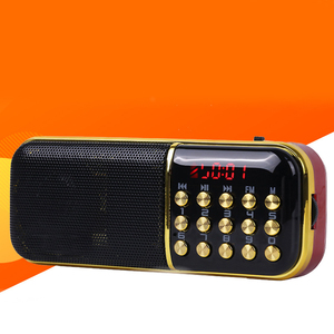 วิทยุ FM พกพาขนาดเล็ก พร้อมไฟฉาย เสียงสเตอริโอ จอแสดงผลดิจิตอล รองรับการ์ด TF นาฬิกา  OEM ของขวัญฉุกเฉินสำหรับผู้สูงอายุ ขายส่ง - Product Image 1