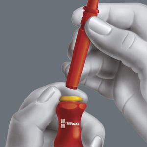 Wera-ชุดไขควงเปลี่ยนได้05003472001 VDE (7ชิ้น) -ไขควงหุ้มฉนวน1000V 4013288106605ยีน - Product Image 5