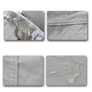 ที่คลุมรถกันน้ำสำหรับกลางแจ้งที่คลุม<span class=keywords><strong>รถ</strong></span>แบบเต็มรูปแบบเหมาะสำหรับ<span class=keywords><strong>รถ</strong></span> SUV ซีดานรถบรรทุกหิมะฝนฝุ่นผ้าคลุม<span class=keywords><strong>รถ</strong></span> - Product Image 5