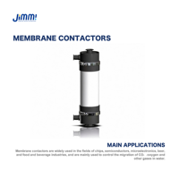 Modules de contacteurs à membrane personnalisés, séparation des gaz dans les liquides, filtres à membrane de dégazage pour l'élimination de O2, CO2, NH3 et H2S.