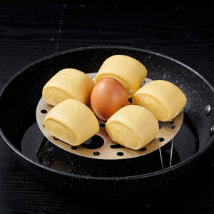 Rejilla para cocinar huevos al vapor de acero inoxidable 304 con patas altas y bajas para uso doméstico, cesta vaporera multifuncional - Product Image 4