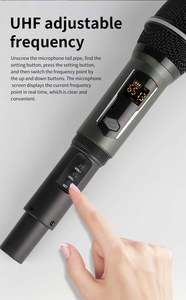 CP-110CD Microphone de karaoké UHF sans fil le plus vendu rechargeable - Product Image 4