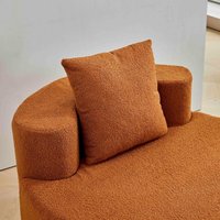 Canapé compact rond moderne pour une personne, canapé paresseux, canapé de salon, adapté aux villas et aux petits appartements