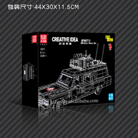 MouldKing10071 2468PCS Ghost Hunting Bus Model Brick Building Blocks Sets MOC Jouets éducatifs pour garçons Adultes Cadeau de Noël