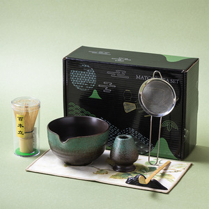 Neues Maßgefertigtes LOGO <span class=keywords><strong>4</strong></span>/5/7-teiliges Japanisches Keramik-Matcha-Set Matcha-Schale mit Ausgießer und Besen Matcha-Kit - Product Image 2