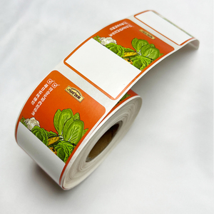 Etiquetas Adhesivas en Rollo Impresas Personalizadas al por Mayor, Etiquetas de Vinilo Autoadhesivas Resistentes al Agua para Logotipos de Embalaje - Product Image 1