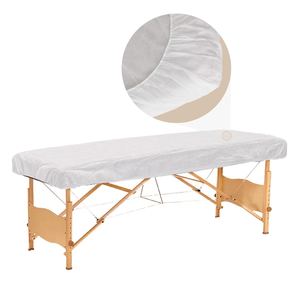 10 draps jetables non tissés pour <span class=keywords><strong>table</strong></span> de <span class=keywords><strong>massage</strong></span>, housses élastiques pour lit de spa, <span class=keywords><strong>protection</strong></span> respirante et imperméable en tissu pour tatouage - Product Image 3