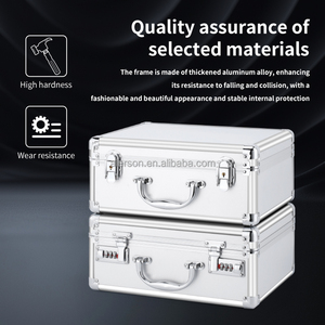Chất Lượng Cao Nhà Máy Hợp Kim Nhôm Trường Hợp Công Cụ Thiết Bị Di Động Tập Tin Vali Ngoài Trời An Toàn Hộp Công Cụ - Product Image 3