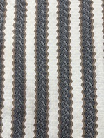 Tissu en maille rayé bicolore 100% acrylique résistant à l'abrasion 6016 #   Tissu Confortable pour Vêtements Hommes, Femmes et Enfants 170g