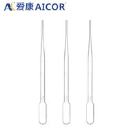 Embouts de pipette Pasteur jetables Embouts de pipette Pasteur 1ml pour tubes d'échantillons de laboratoire