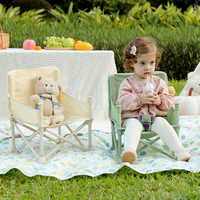 Chaises de pique-nique pour bébé chaises de camping pour enfants de plage en plein air table à manger pliante portable en bord de mer
