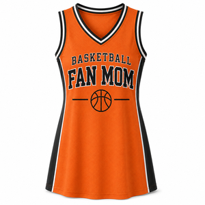 Robe de basket-ball pour femme, maillot personnalisé avec nom et numéro de l'équipe, tenue de supporter pour le jour du match, vêtements de sport - Product Image 5