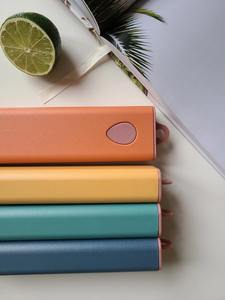 Cá nhân hoá tùy chỉnh xách tay phân hủy sinh học pha rơm lúa mì thiết lập dao kéo với trường hợp - Product Image 6