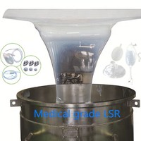 Composé liquide transparent sûr en caoutchouc de silicone de corps en caoutchouc de silicone de la catégorie médicale TBL-8880 LSR