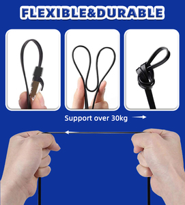 Cable de Comunicación D-Sunty CAT8 SFTP STP PVC, Plano, Chapado en Oro, Conector RJ45, Cable Ethernet de Alta Calidad con Conectores de Cobre CAT 8 - Product Image 5