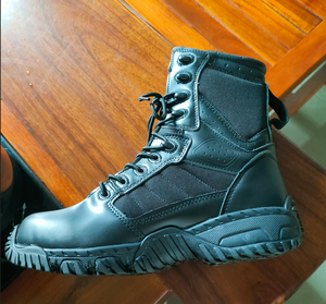 Bottes tactiques pour hommes DFD1201 noires personnalisées, 4 saisons, sécurité - Product Image 6