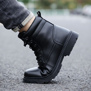 Diansen D1117 Meistverkaufte Schutzstiefel Qualitäts-Arbeitsschuhe Modische Ledersicherheitsschuhe mit Stahlkappe Unisex - Product Image 3