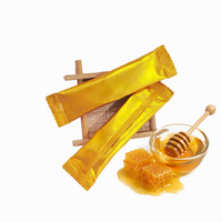 Bâtonnets de miel pur OEM avec logo personnalisé 15g, emballage sur mesure