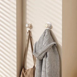 Ganchos Decorativos para Cubrir Orificios, Color Blanco Puro, Gris Metálico, ABS, Montaje en Pared, para Tuberías y Orificios de Aire Acondicionado - Product Image 2