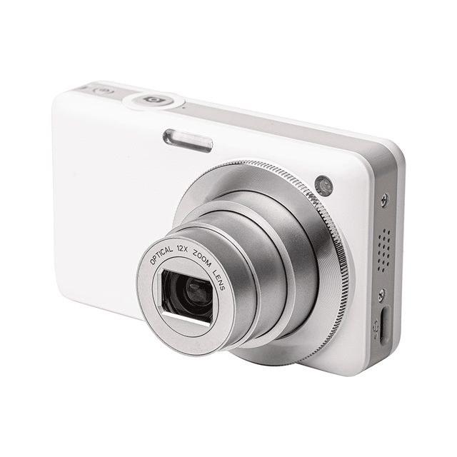 Compact 64MP Camera with CMOS Sensor, Optical Zoom,3.5'' IPS HD Screen,4K UHD RecordingType C,Dual Cameras,Perfect for Daily Use