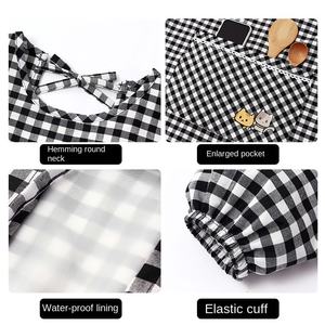 2022 Version coréenne mode <span class=keywords><strong>Blouse</strong></span> à manches longues coton salopette rouge Internet maison <span class=keywords><strong>cuisine</strong></span> <span class=keywords><strong>cuisine</strong></span> spécial femmes <span class=keywords><strong>tablier</strong></span> - Product Image 4