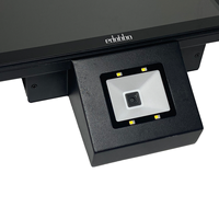 Système de point de vente (PDV) PC10 facile à utiliser avec un design noir élégant, PC PDV mural