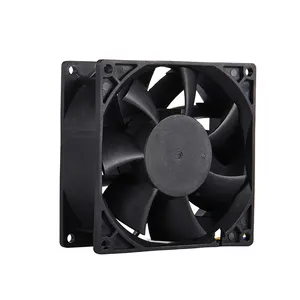 Venda quente 12v 24v 48v 92x92x38mm, alto volume de ar, micro quadrado dc ventilador elétrico