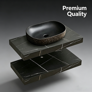 <span class=keywords><strong>Mueble</strong></span> de Baño Flotante Moderno Personalizado Directo de Fábrica con Encimeras de Cerámica, Lavabo de Cerámica y Lavamanos - Product Image 3